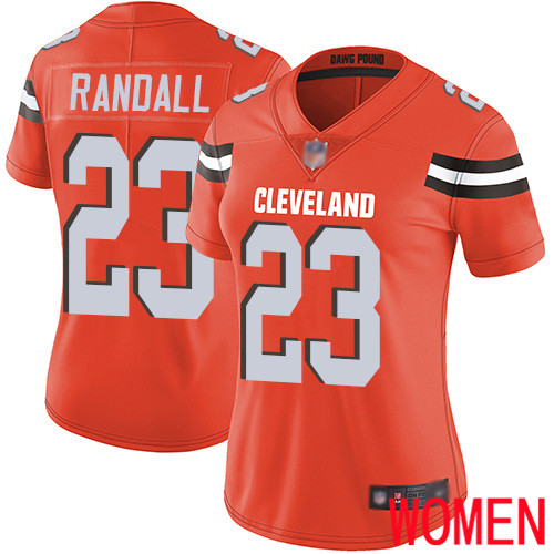 Cleveland Browns Damarious Randall Women Orange Limited Jersey 23 NFL Football Alternate Vapor Untouchable